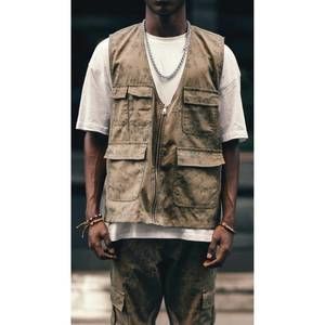 NEW FINCH LA camouflage vest in khaki